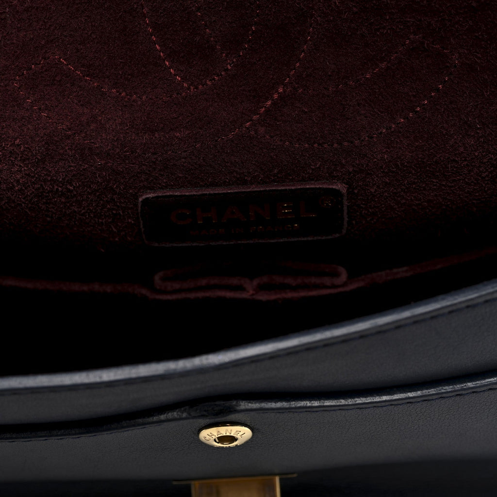 Chanel Calfskin Nude 2.55 Reissue 225 Flap Blue