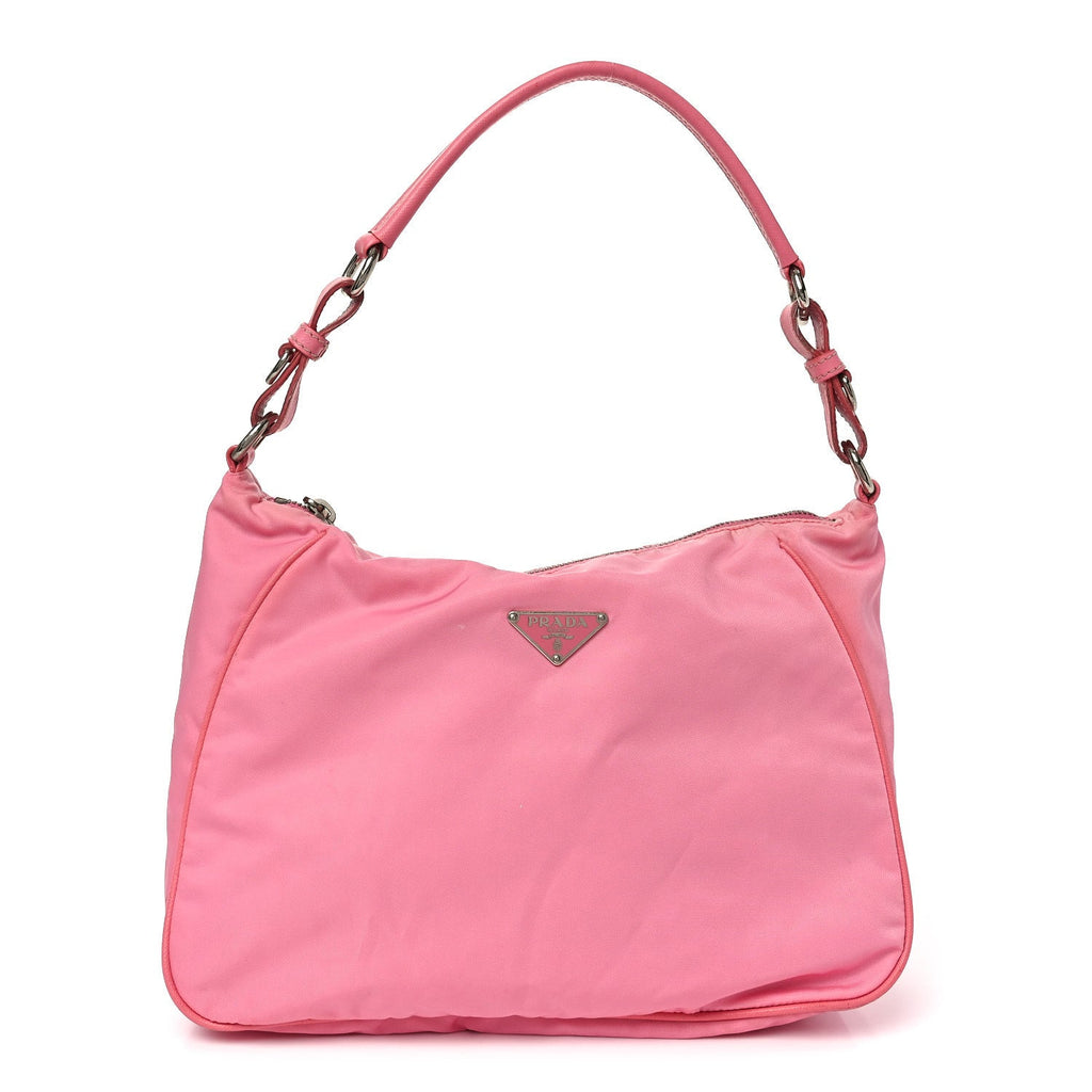 Prada Tessuto Nylon Shoulder Bag Begonia