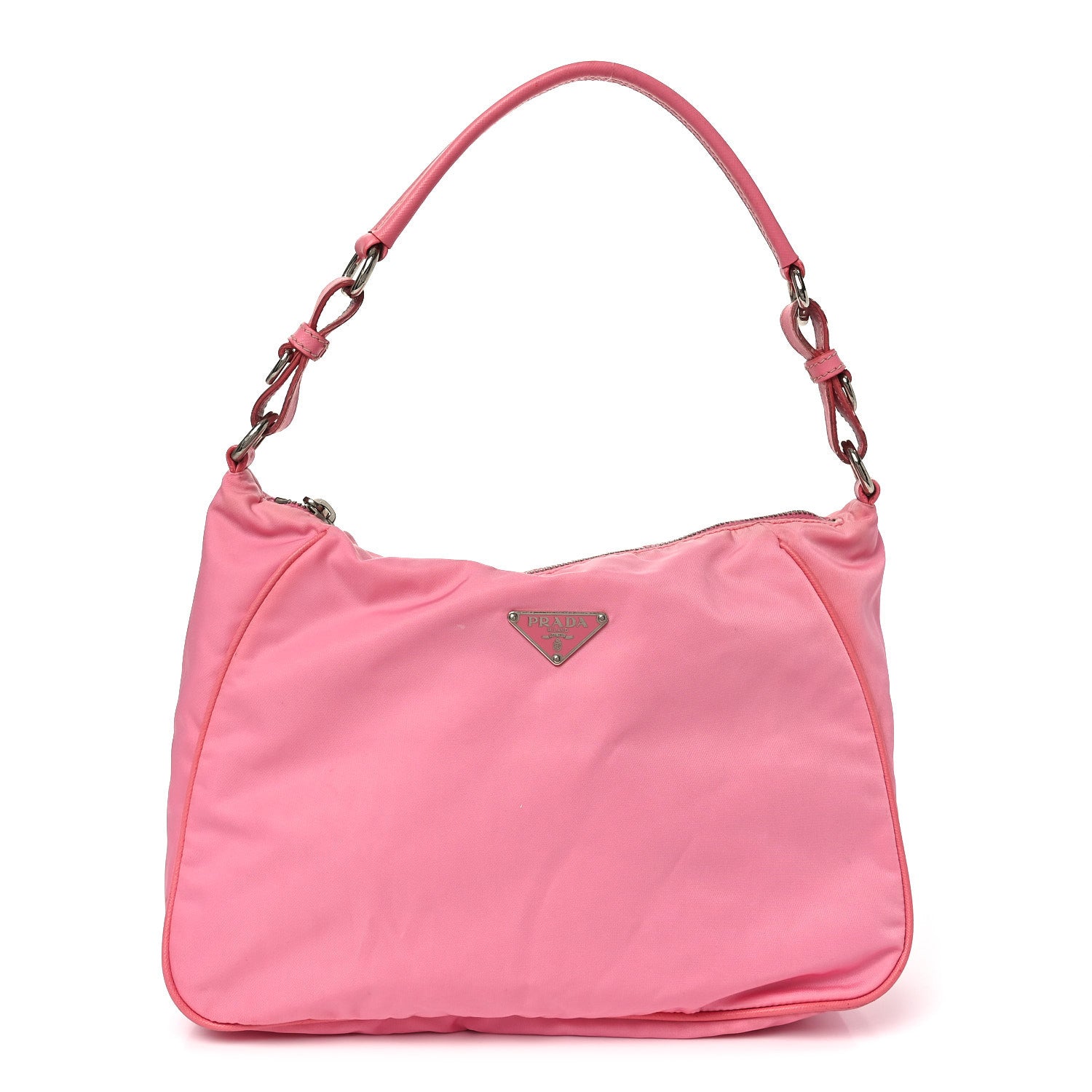 Prada Tessuto Nylon Shoulder Bag Begonia