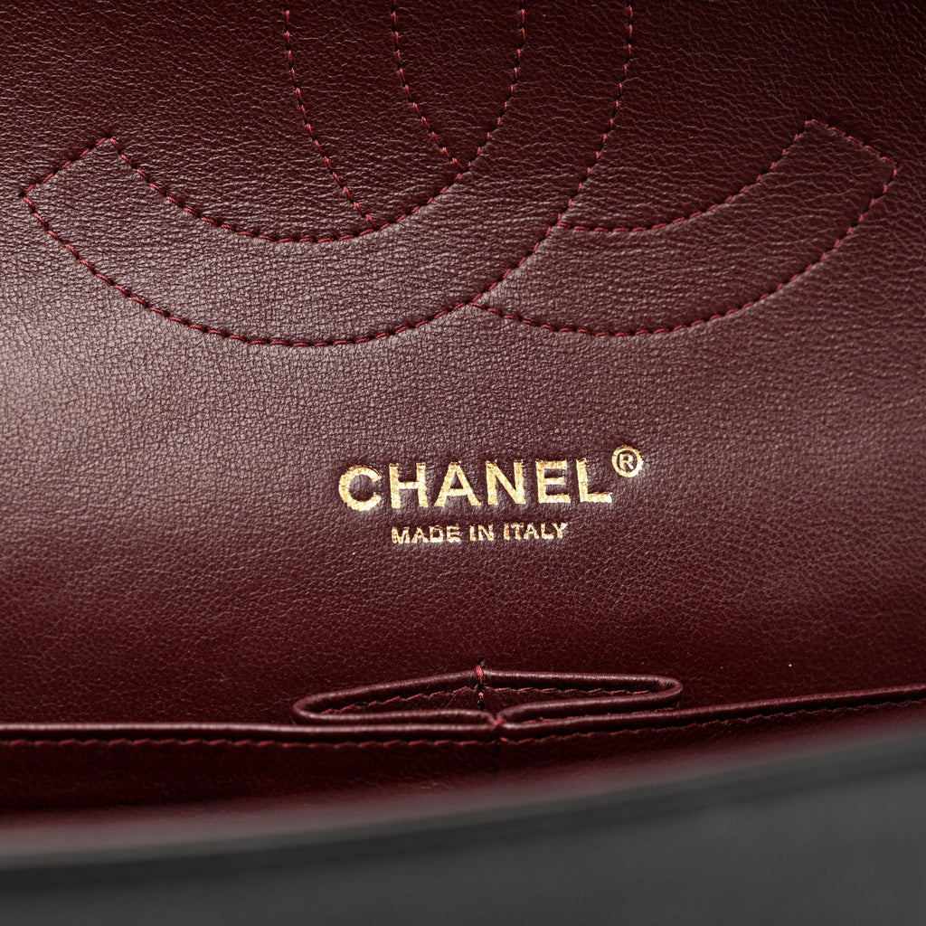 Chanel Lambskin Quilted Jumbo Double Flap Black