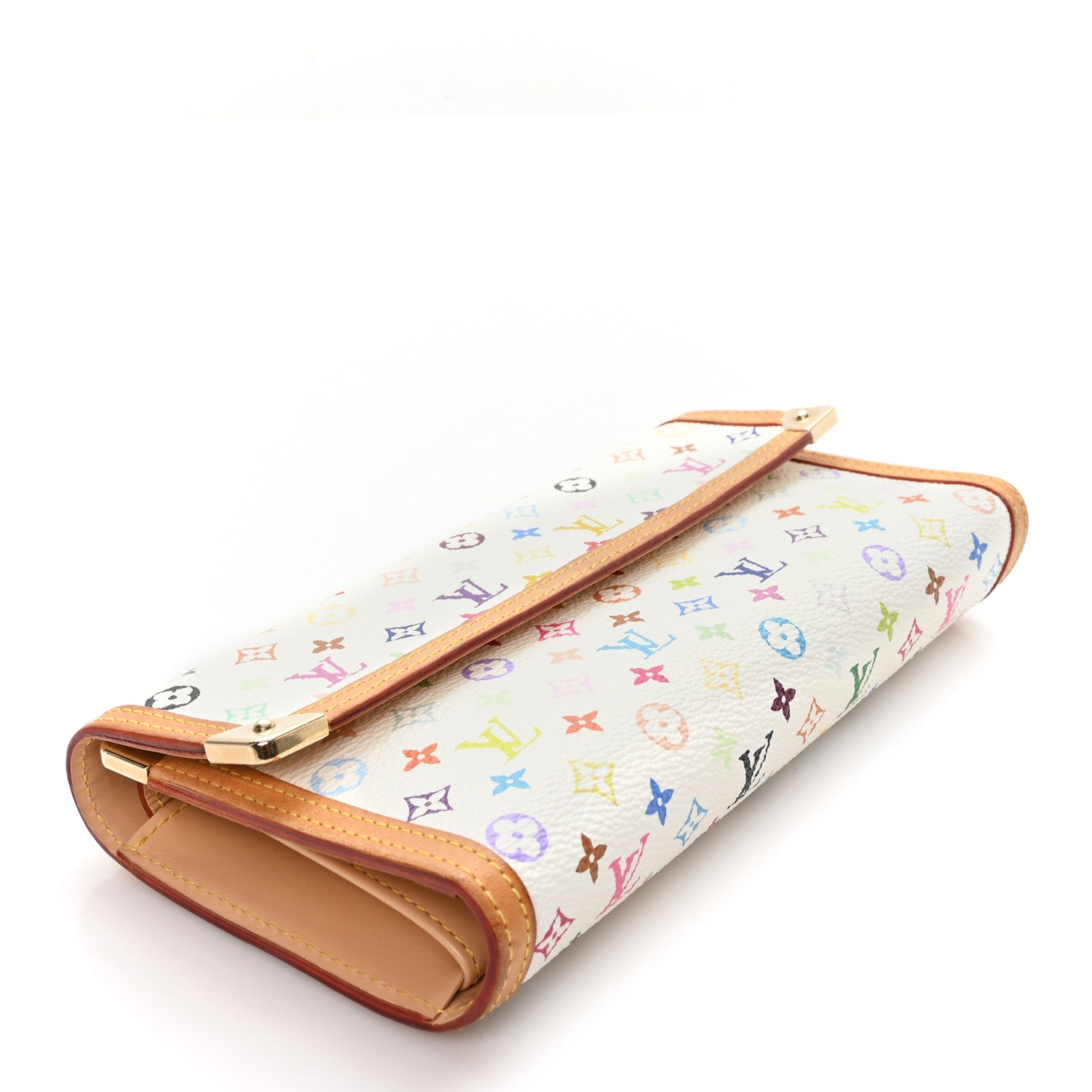 Louis Vuitton Monogram Multicolor Porte Tresor International Wallet White
