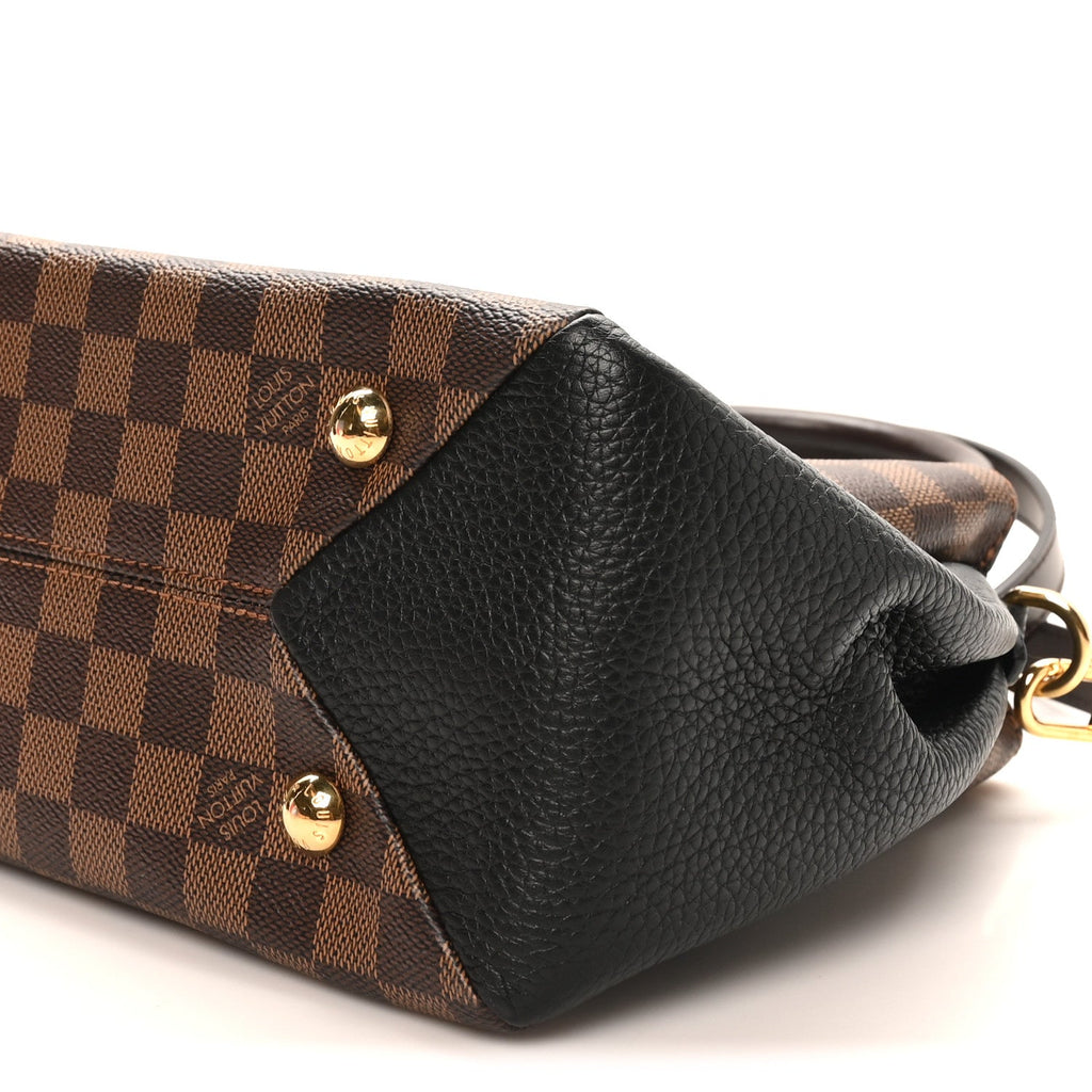 Louis Vuitton Damier Ebene Cuir Taurillon Brittany Black