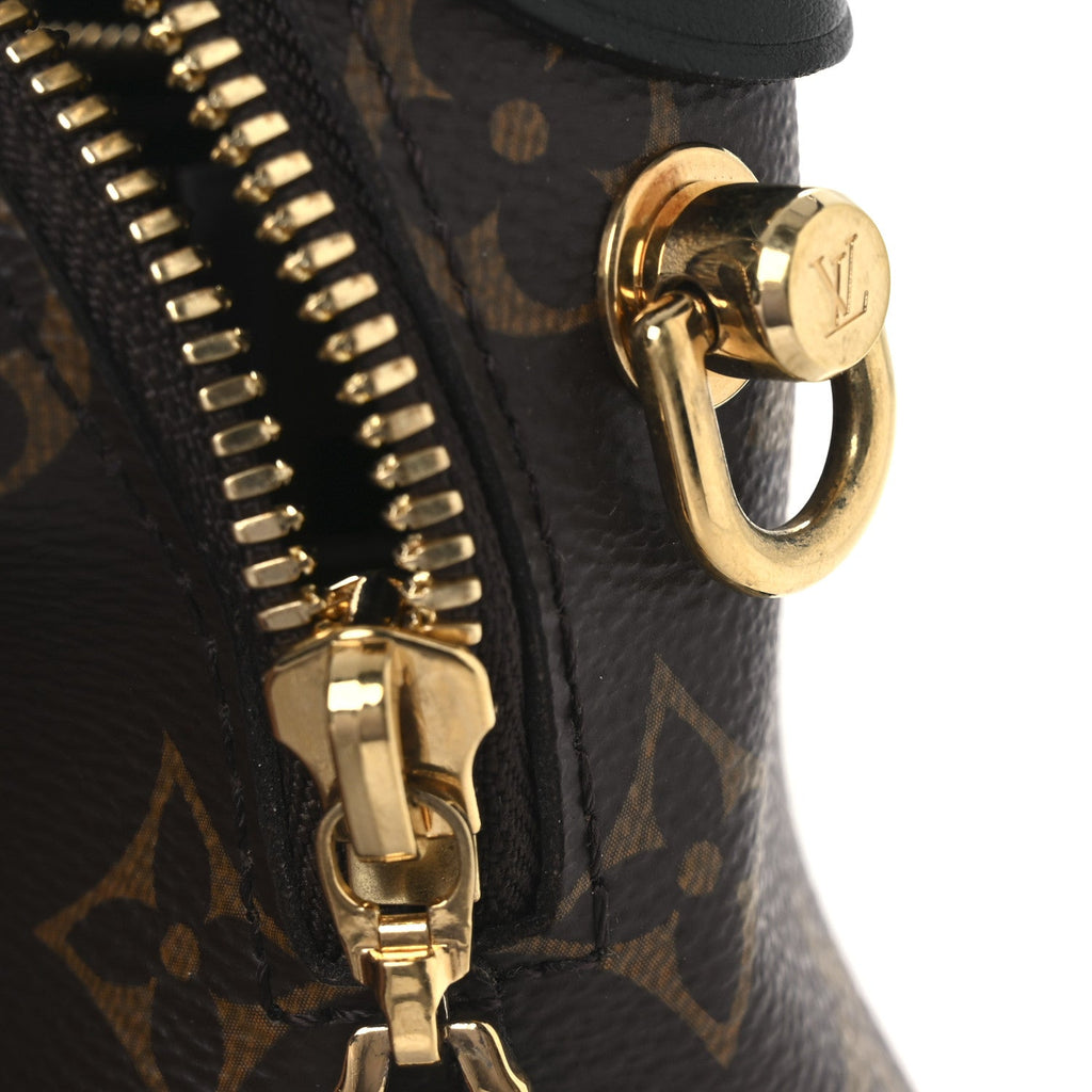 Louis Vuitton Monogram Petite Malle Souple Black