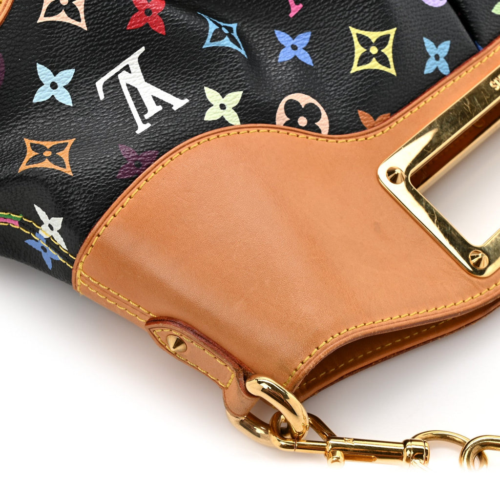 Louis Vuitton Monogram Multicolor Judy MM Black