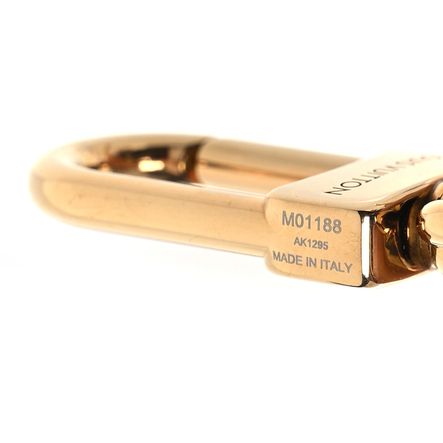 Louis Vuitton Monogram Spring Street Bag Charm Key Holder Gold