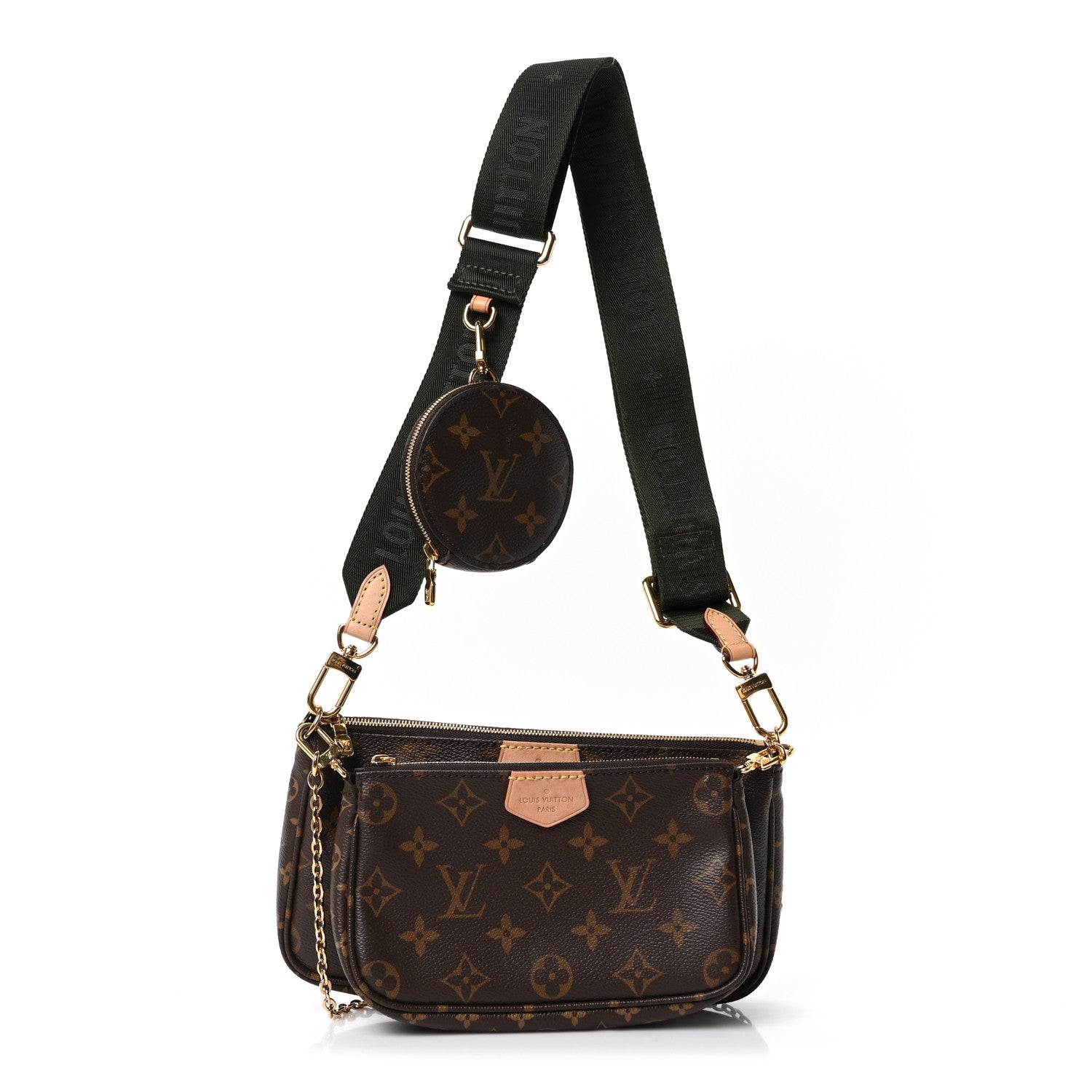 Louis Vuitton Monogram Multi Pochette Accessories Kaki