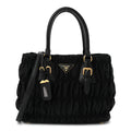 Prada Tessuto Nylon Gaufre Tote Black