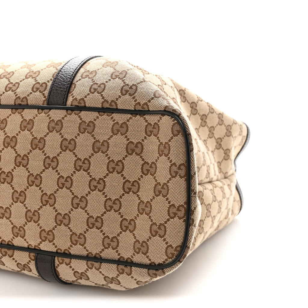Gucci GG Monogram Large Joy Tote Bag Dark Brown