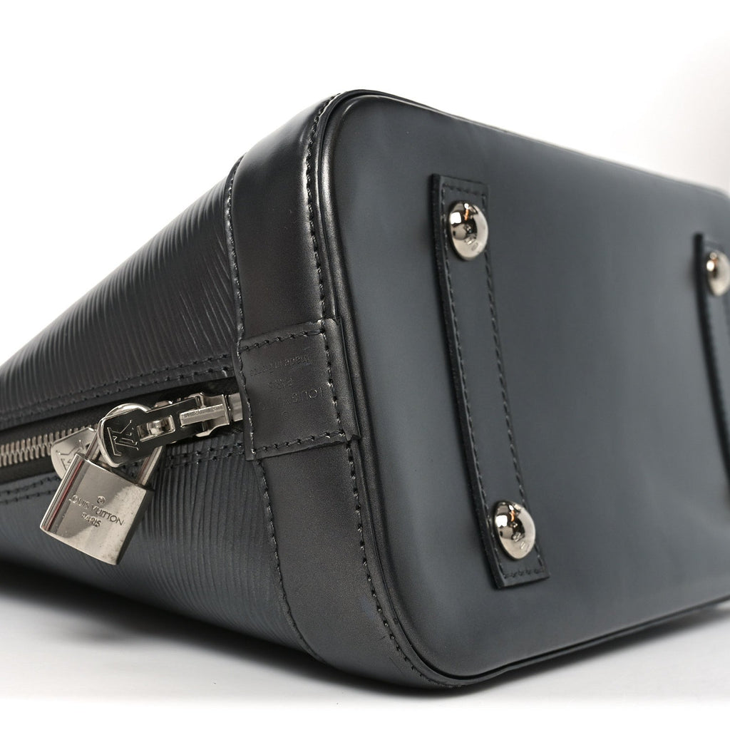 Louis Vuitton Metallic Epi Alma PM Black Silver