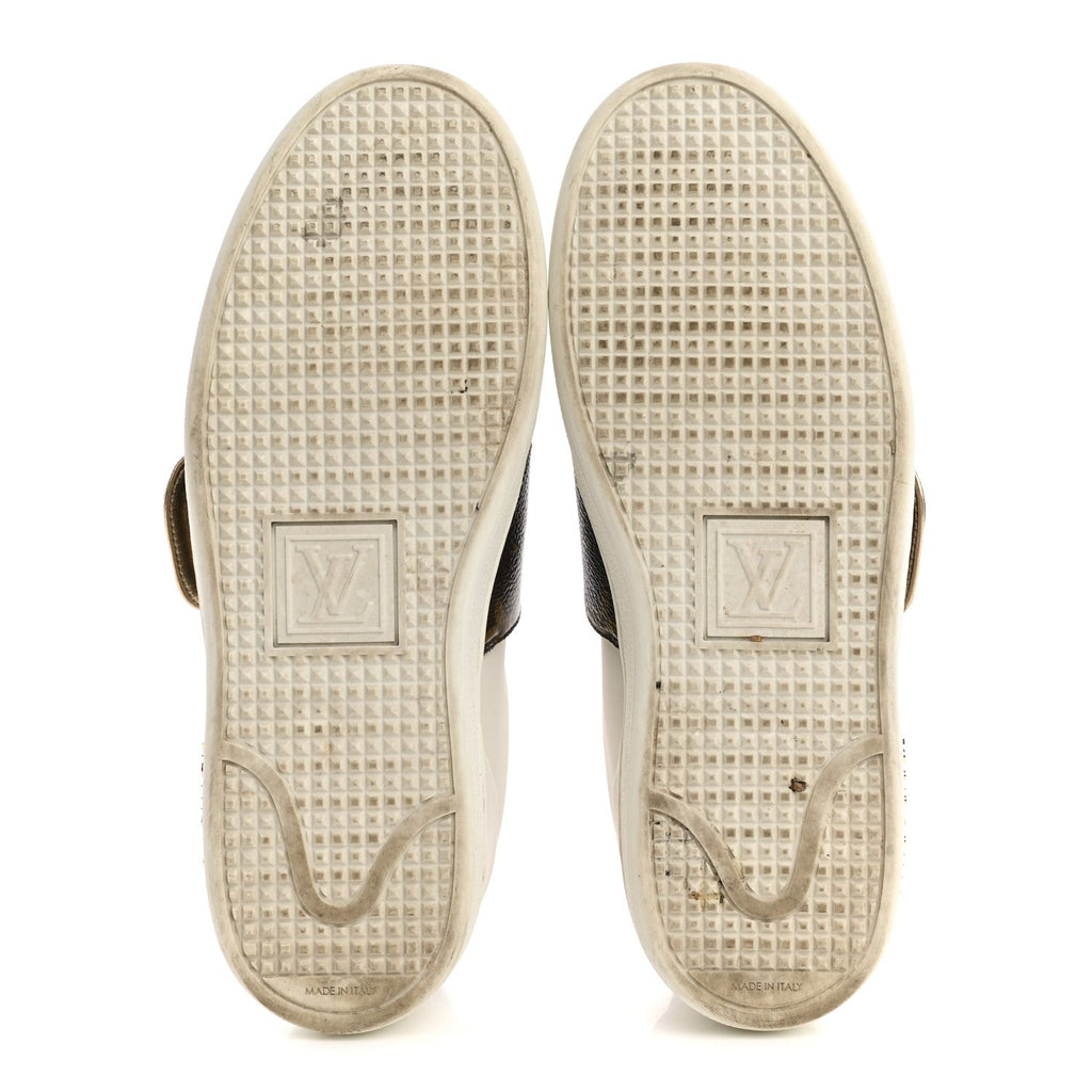 Louis Vuitton Calfskin Monogram Frontrow Sneaker 36 White