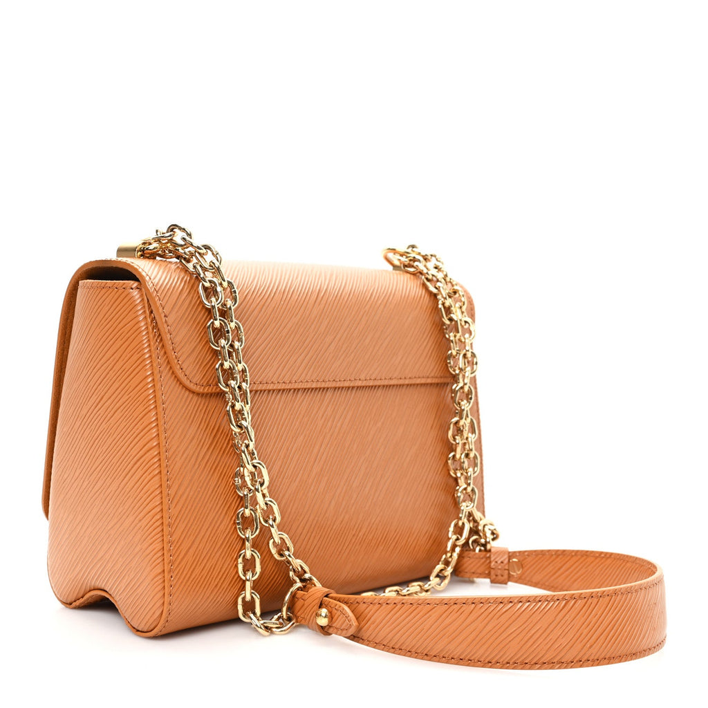Louis Vuitton Epi Twist Shoulder Bag MM Gold Miel