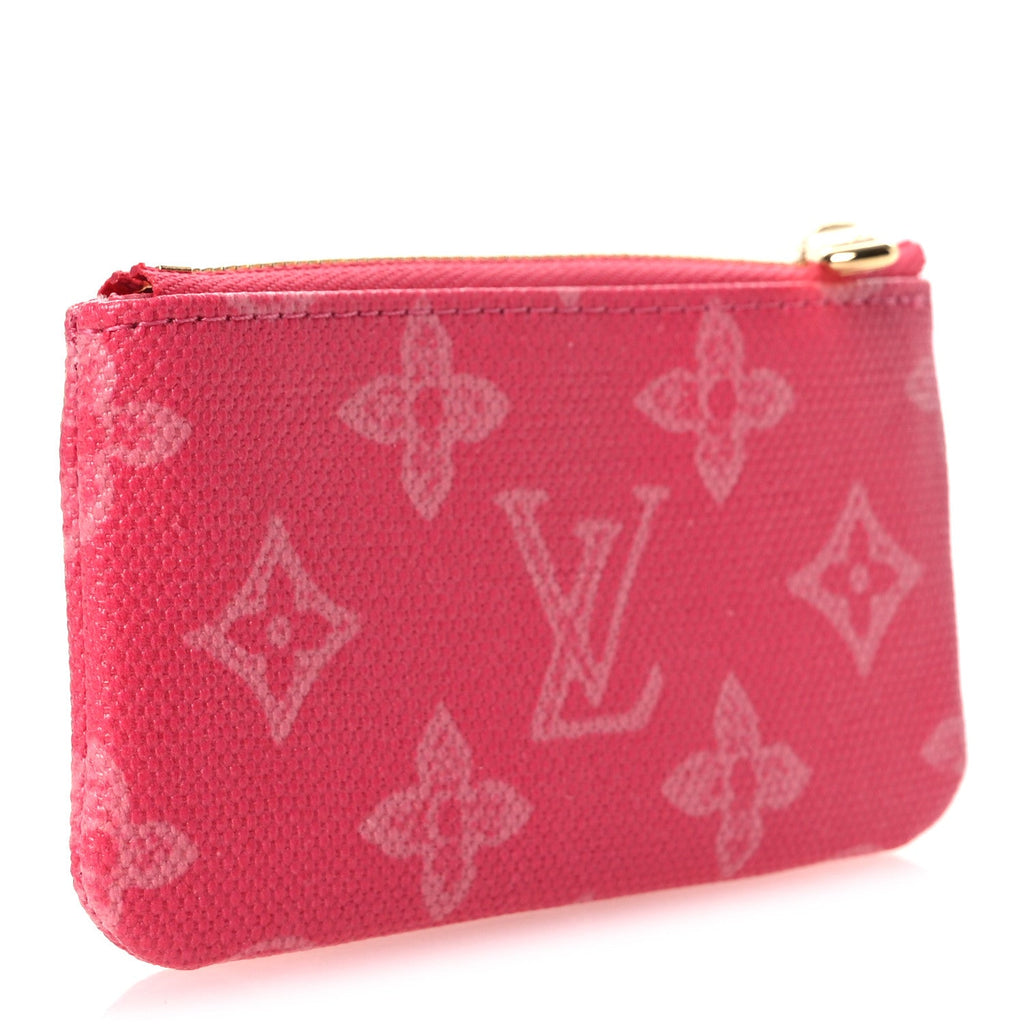 Louis Vuitton Monogram Origine Key Pouch Rose Ruban