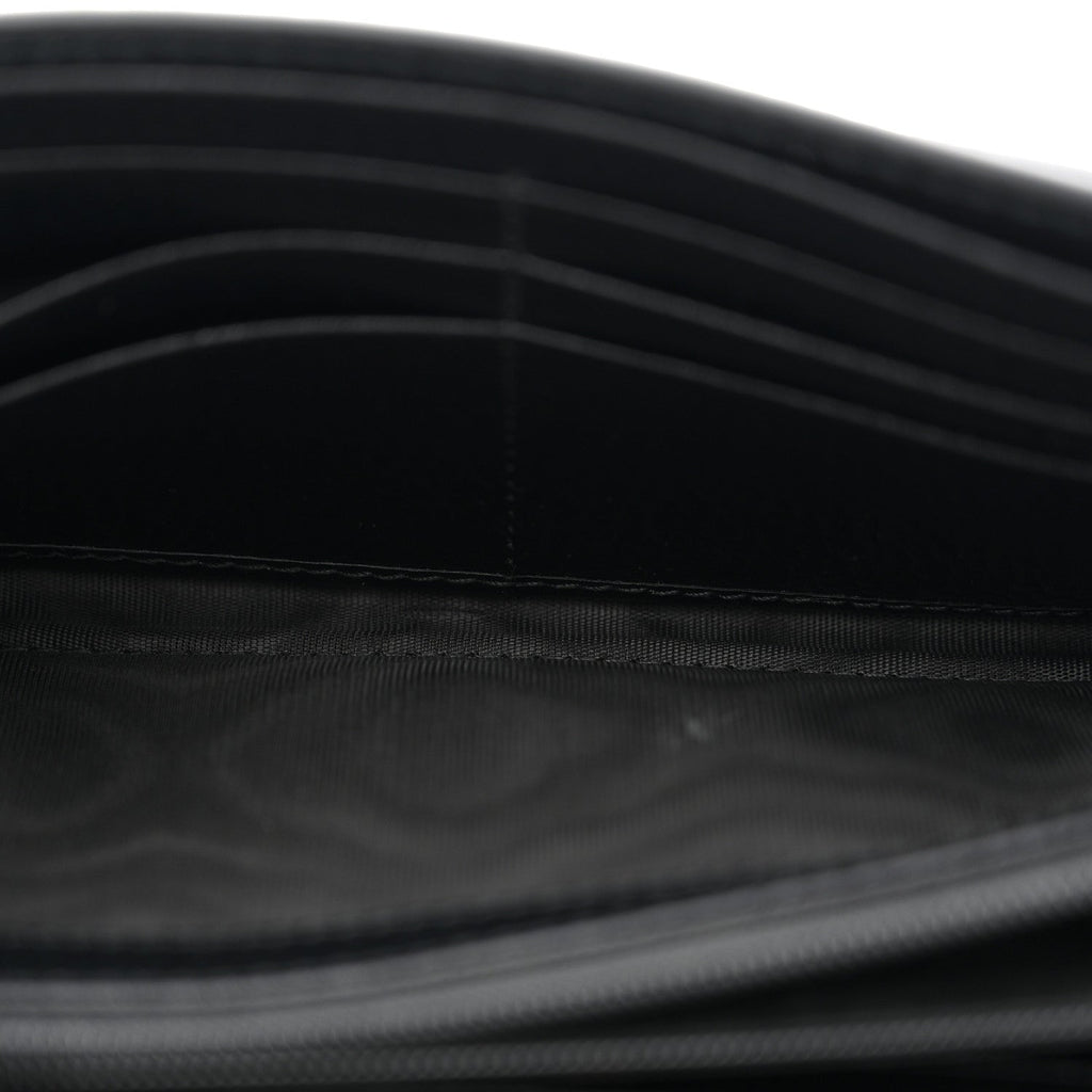 Gucci Dollar Calfskin GG Supreme Monogram GG Marmont Continental Wallet Black Beige Ebony