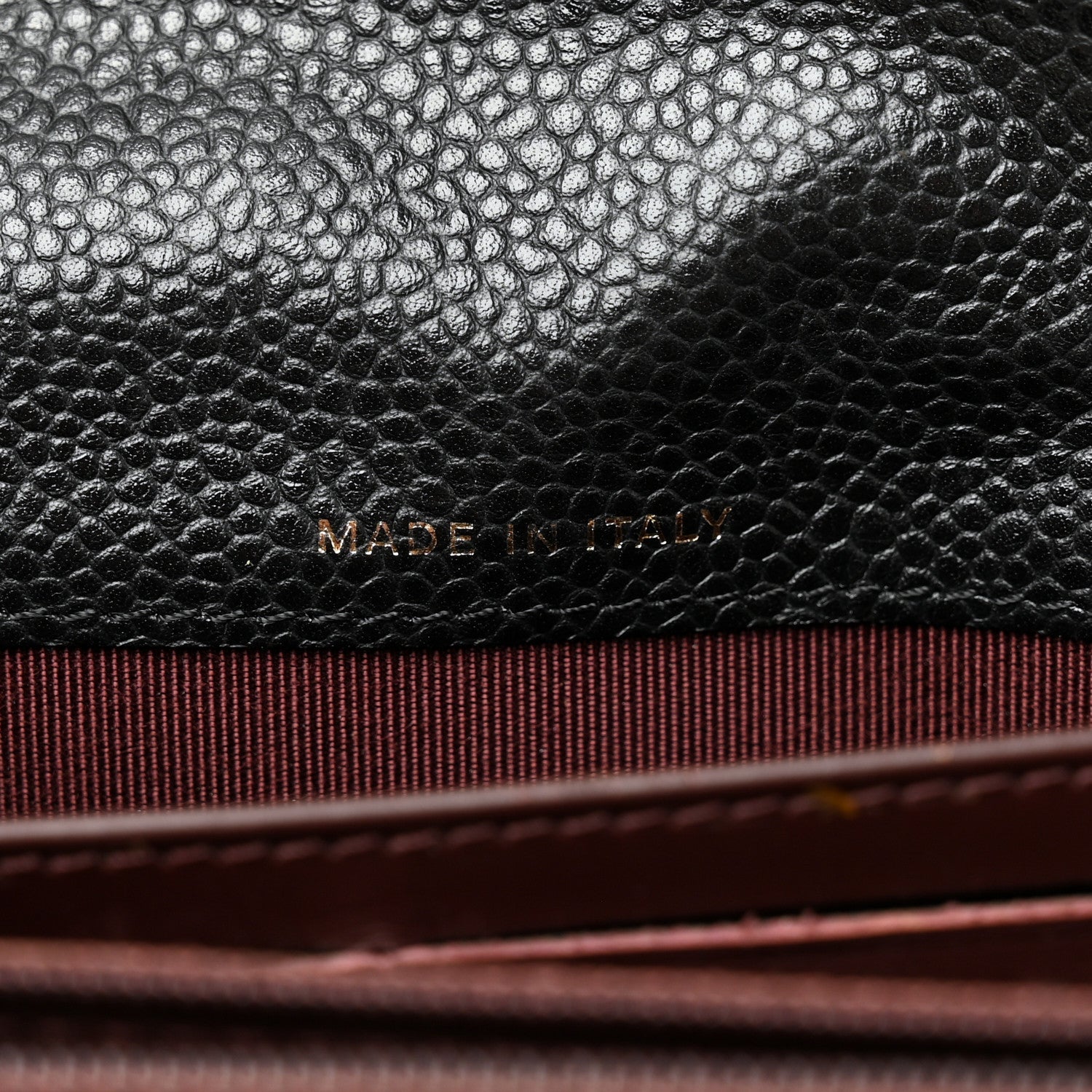 Caviar Quilted Large Gusset Flap Wallet Black
