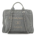 Chanel Denim Medium Deauville Tote Light Blue
