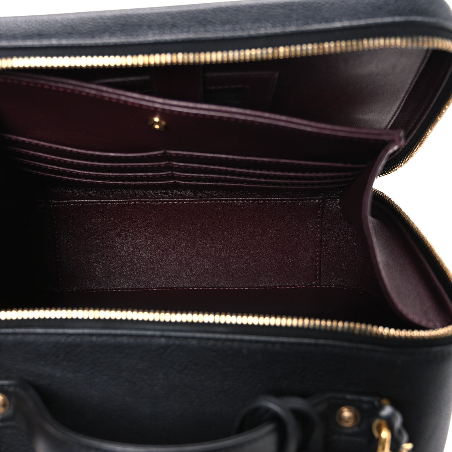 Chanel Caviar Quilted Large CC Filigree Vanity Case Black