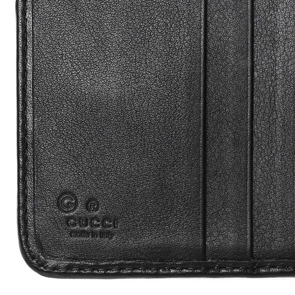 Gucci Microguccissima Compact Wallet Black