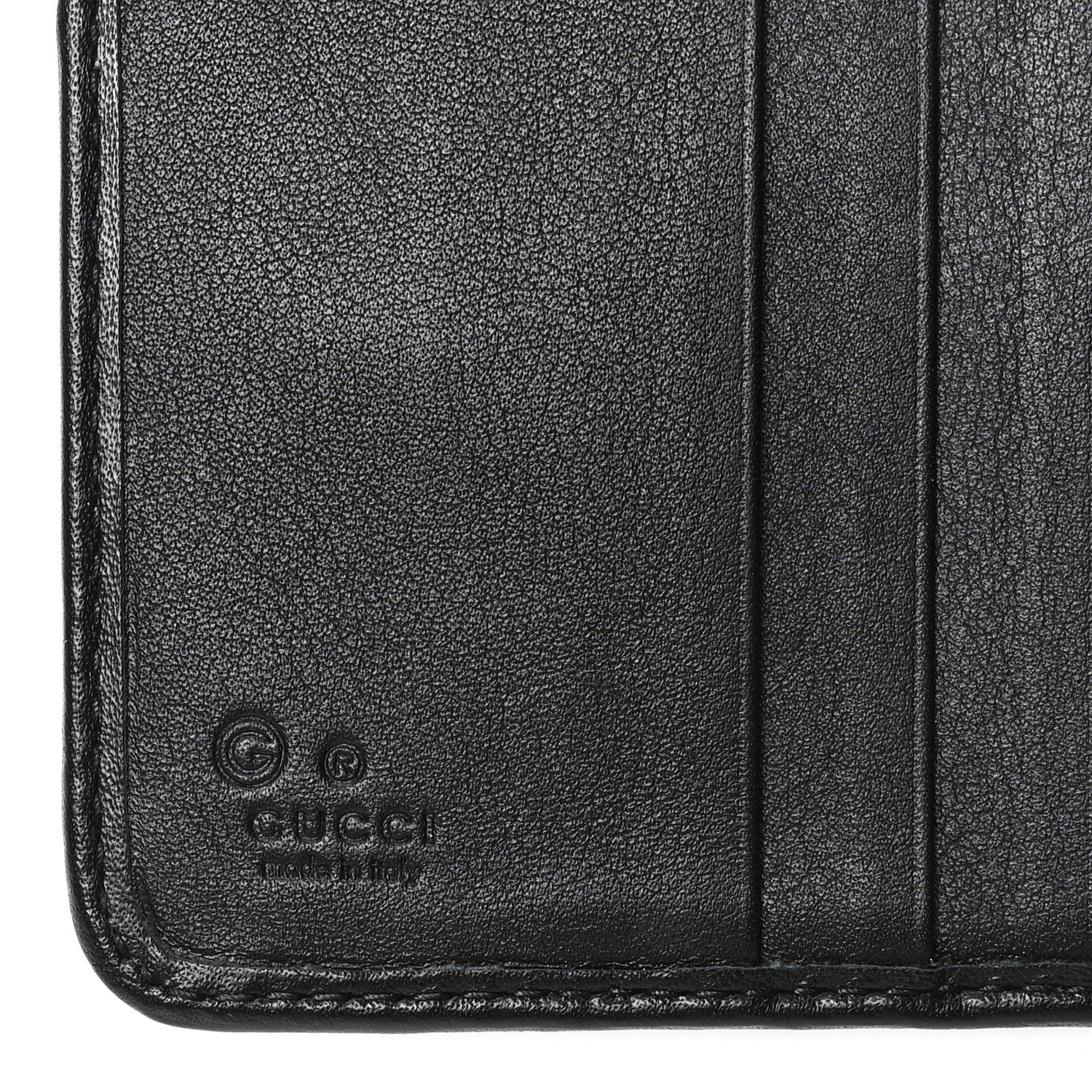 Gucci Microguccissima Compact Wallet Black