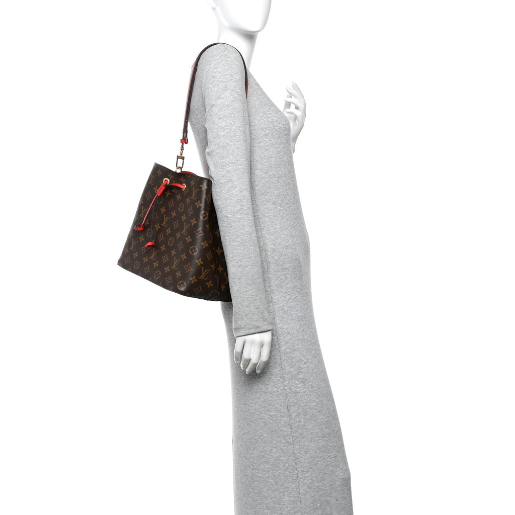 Louis Vuitton Monogram Neonoe MM Coquelicot