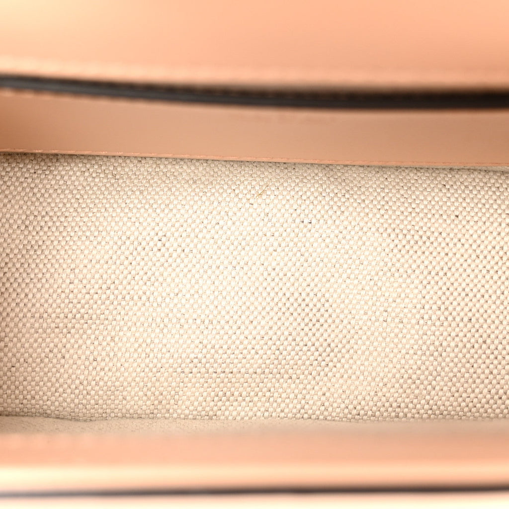 Gucci Calfskin GG Matelasse Mini Chain Top Handle Bag Light Pink