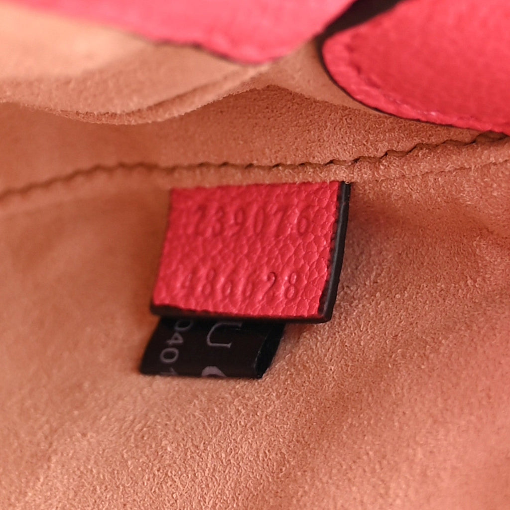 Gucci Goatskin Mini Aphrodite Shoulder Bag Rhodamine Pink