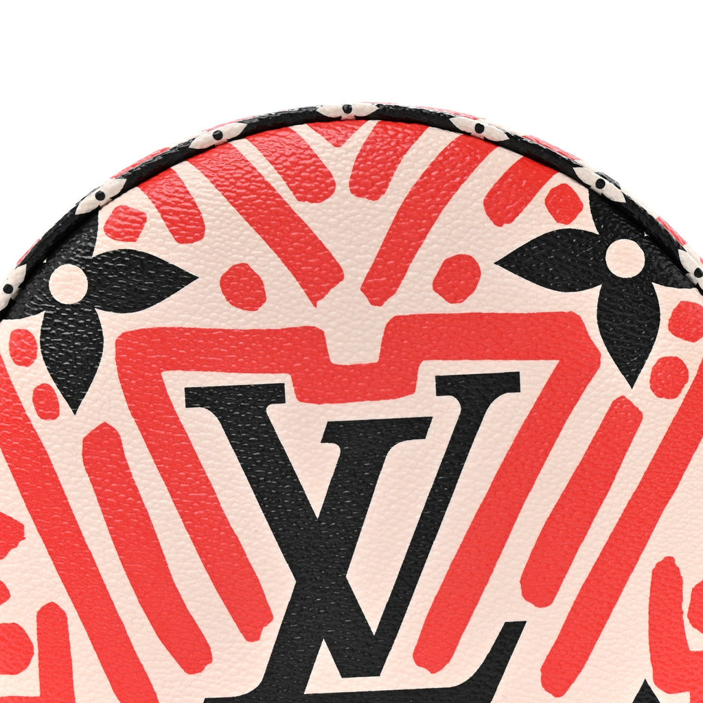 Louis Vuitton Monogram Giant Crafty Boite Chapeau Souple PM Creme Rouge Black