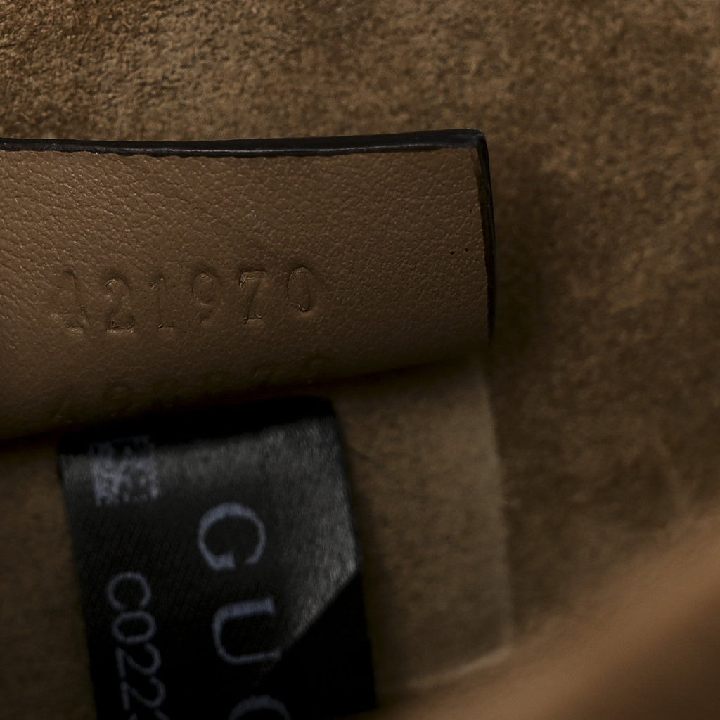 Gucci GG Supreme Monogram Mini Dionysus Shoulder Bag Taupe