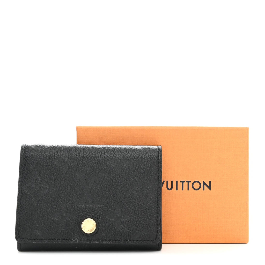Louis Vuitton Empreinte Business Card Holder Black