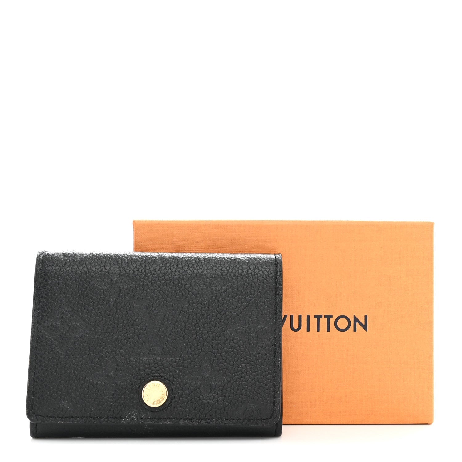 Louis Vuitton Empreinte Business Card Holder Black