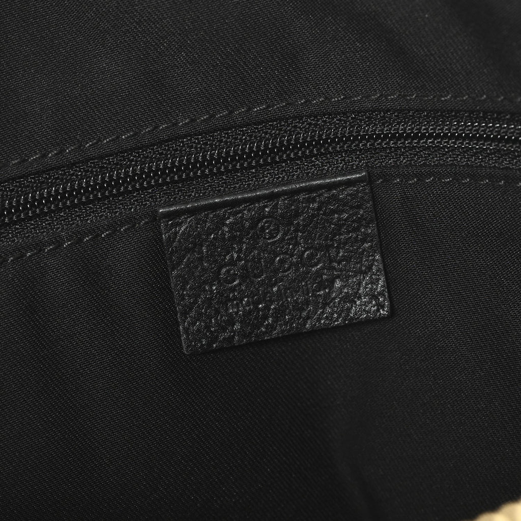 Gucci Monogram Small Abbey Tote Black