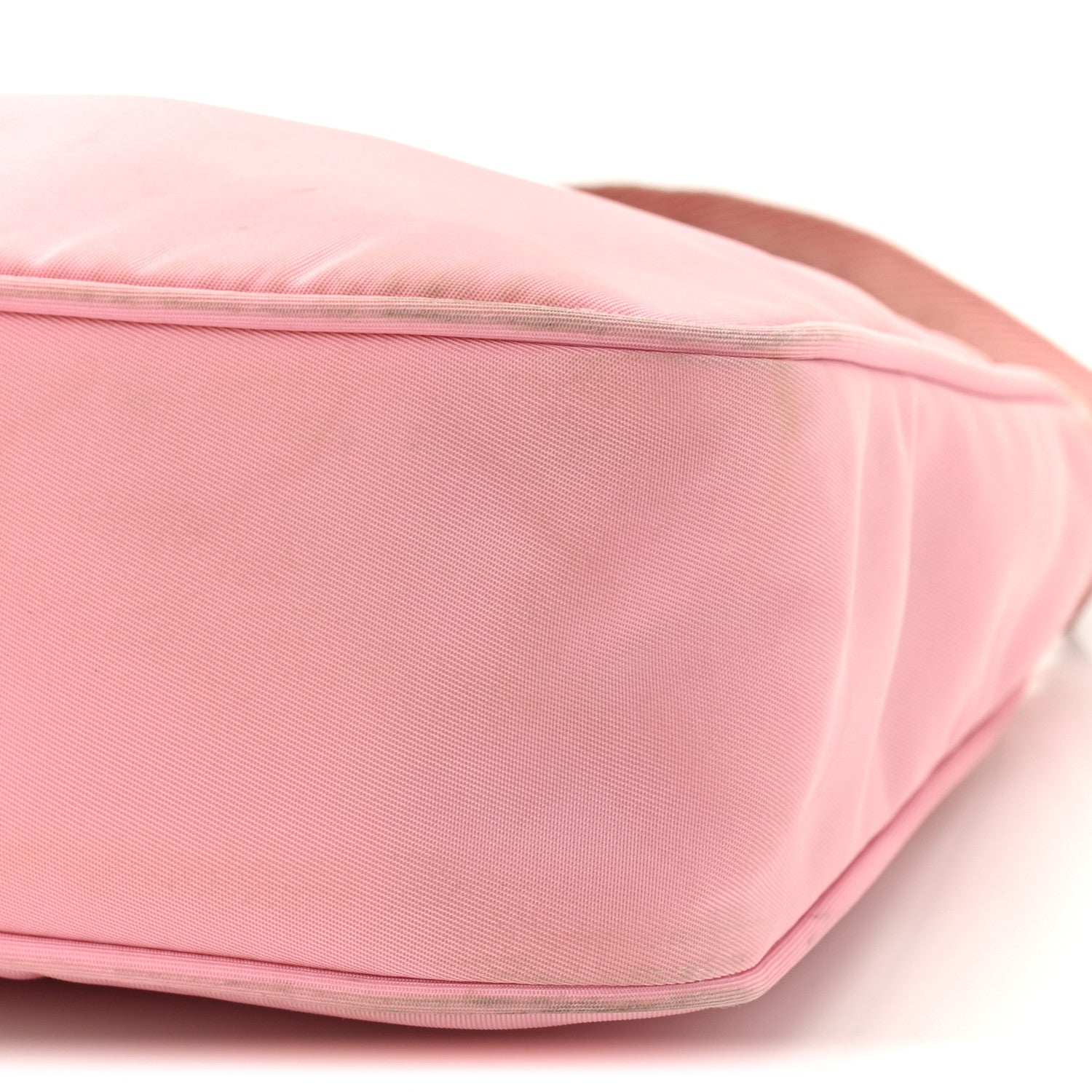Prada Tessuto Nylon Saffiano Mini Re-Edition 2000 Bag Rosa