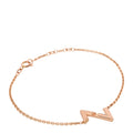 Louis Vuitton 18K Pink Gold Volt Upside Down Chain Bracelet