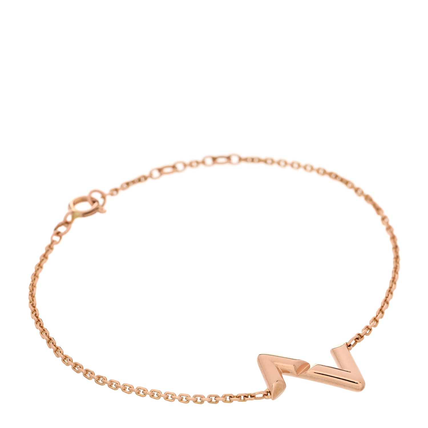 Louis Vuitton 18K Pink Gold Volt Upside Down Chain Bracelet