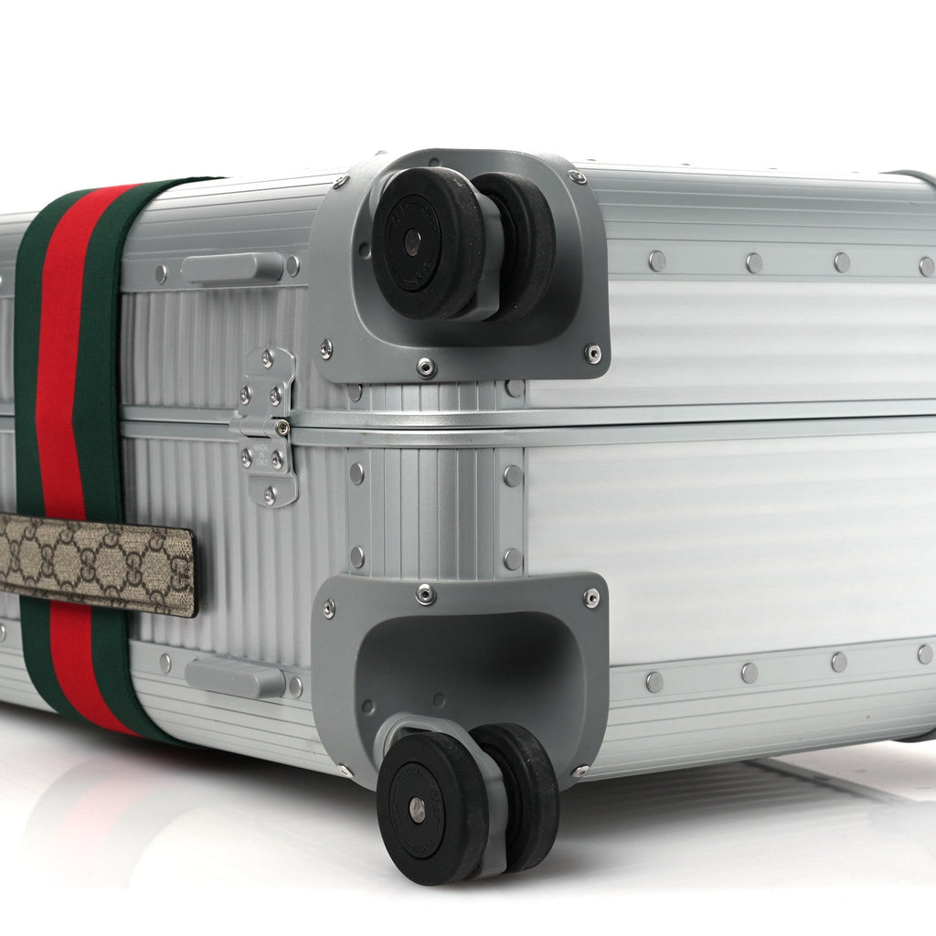 Gucci Aluminum Web Porter Cabin Plus Trolley