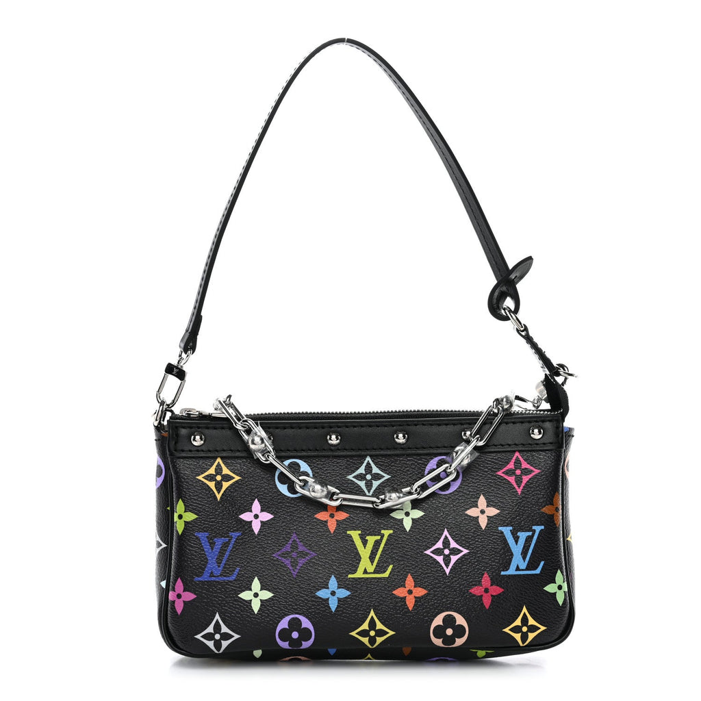Louis Vuitton LV X TM Monogram Multicolor Pochette Accessories Black