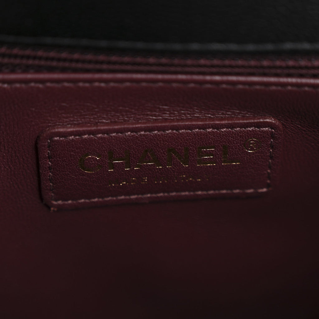Chanel Caviar Quilted Small Coco Handle Flap Black