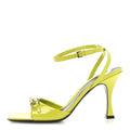 Gucci Regent Calfskin Horsebit Selene 85mm Slingback Sandals 39 Firefly