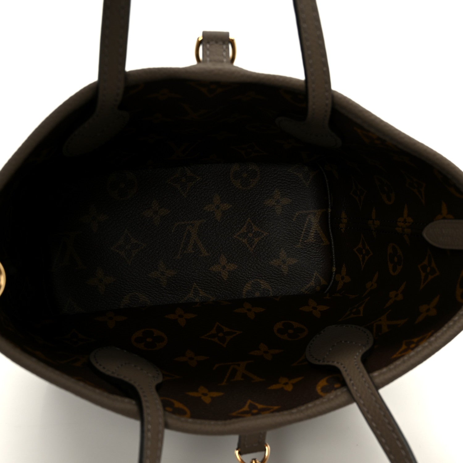 Louis Vuitton Monogram Neverfull Inside Out Bandouliere BB Dark Fango
