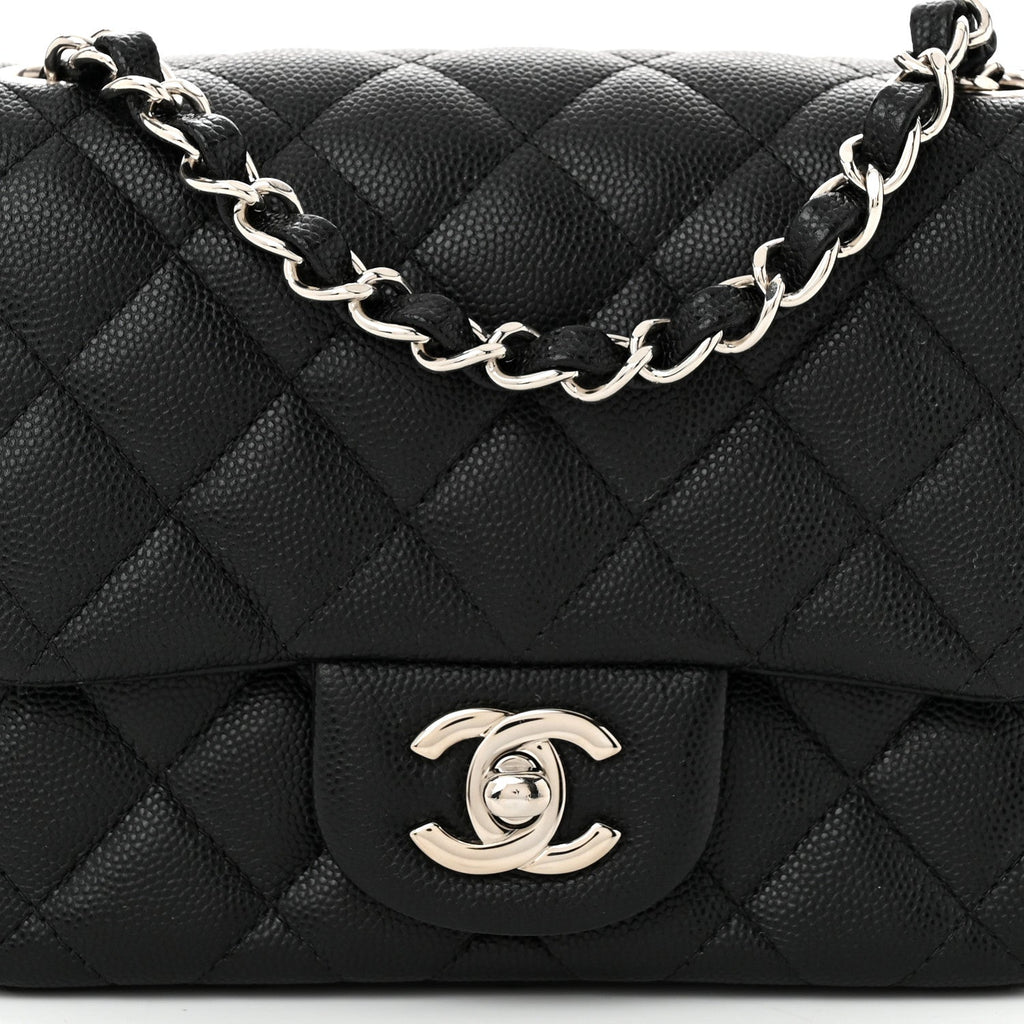 Chanel Caviar Quilted Mini Square Flap Black