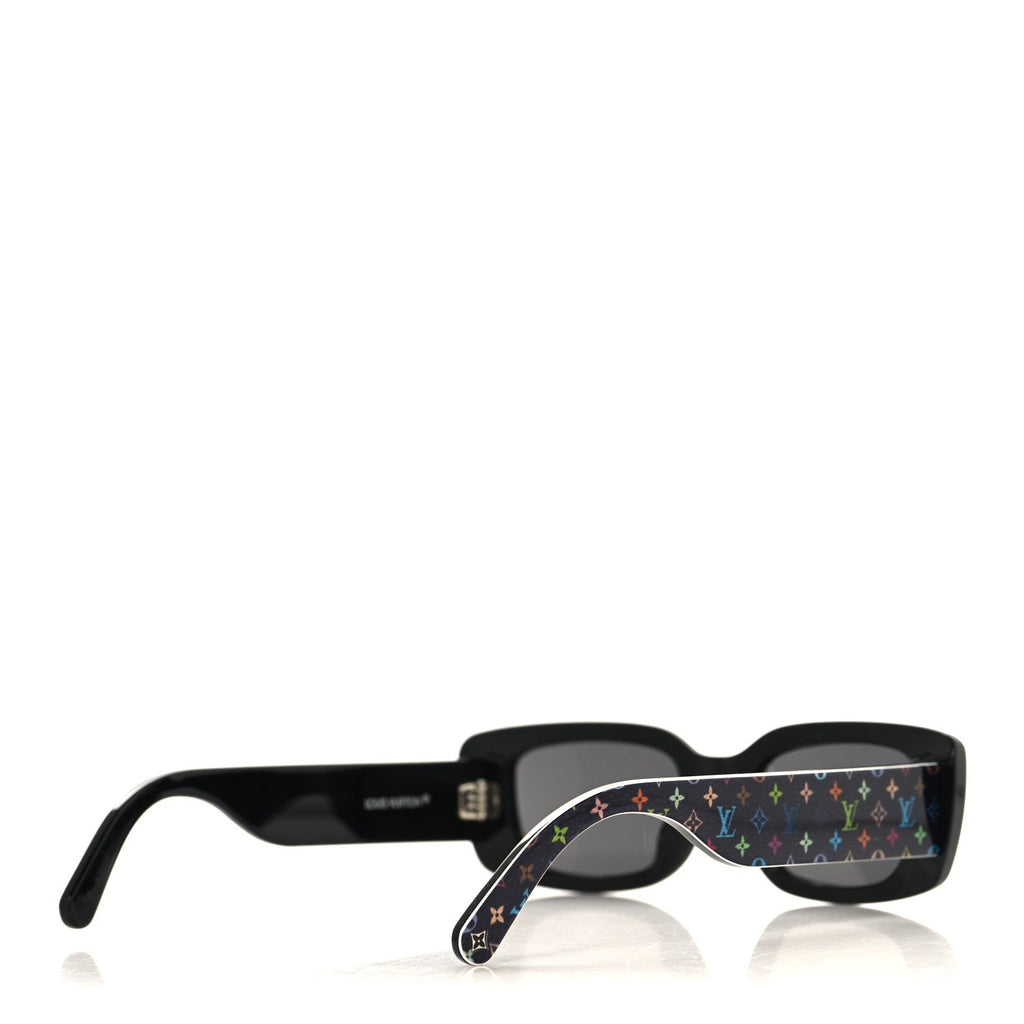 Louis Vuitton LV X TM Acetate Monogram Multicolor Sunglasses Z2709W Black