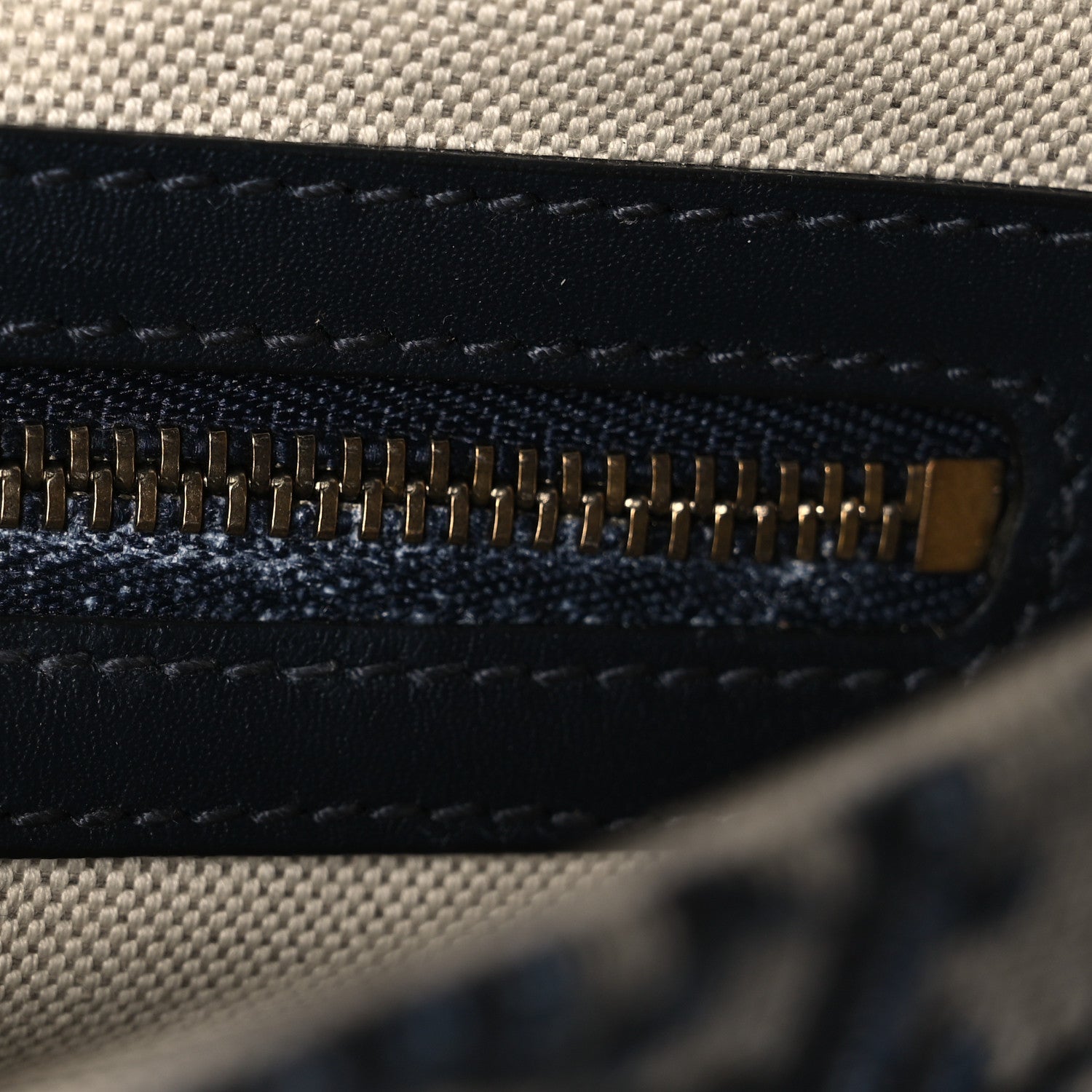 Christian Dior Oblique Saddle Bag Blue