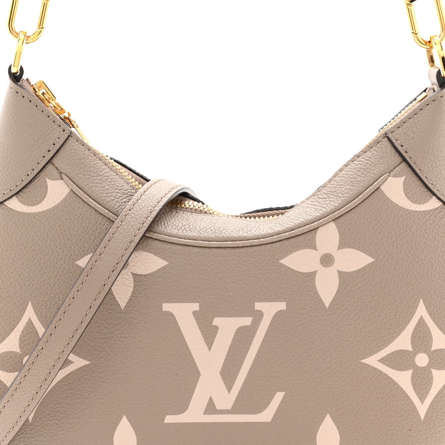 Louis Vuitton Empreinte Monogram Giant Bagatelle NM Tourterelle Creme
