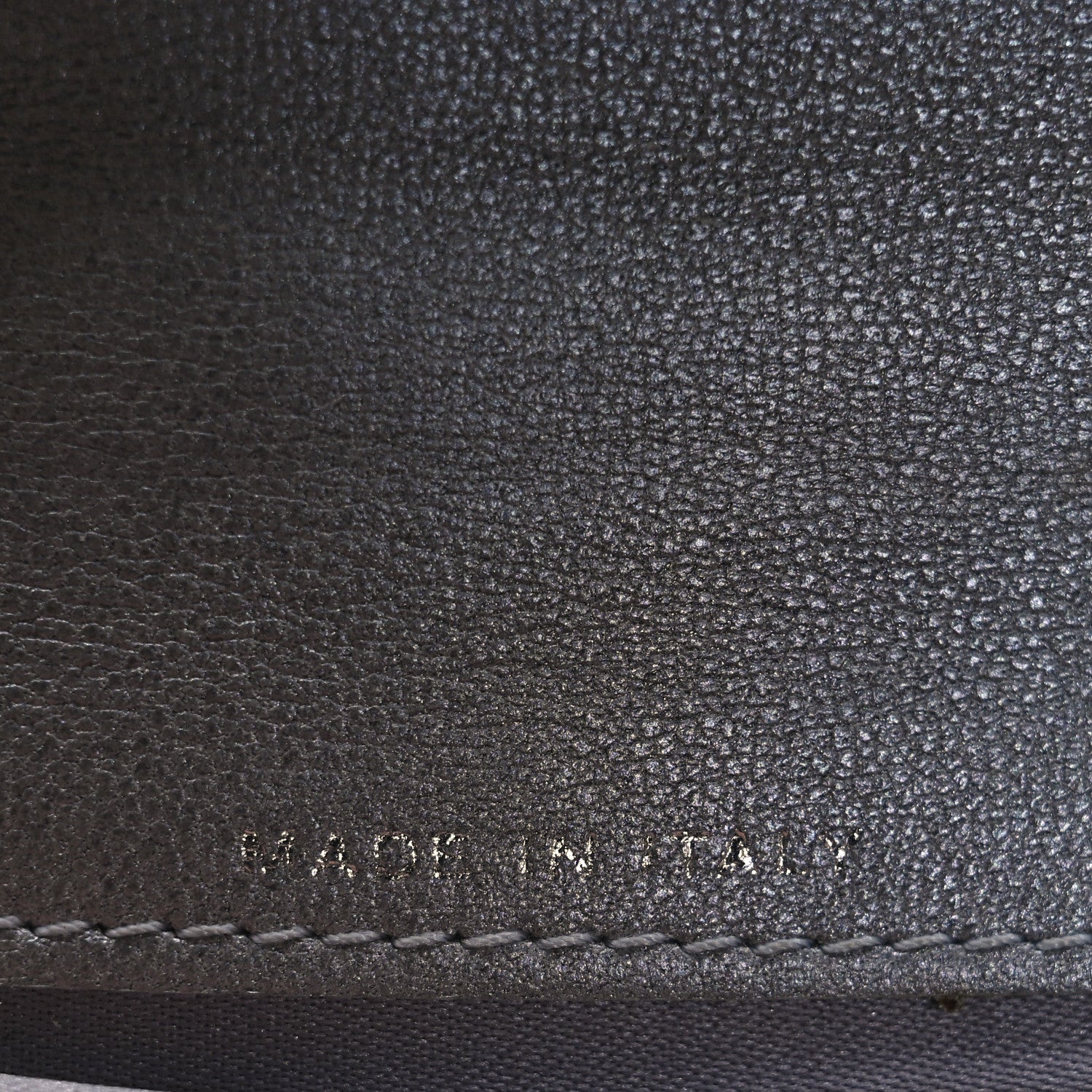 Lambskin Camellia Embossed Long Double Wallet Black