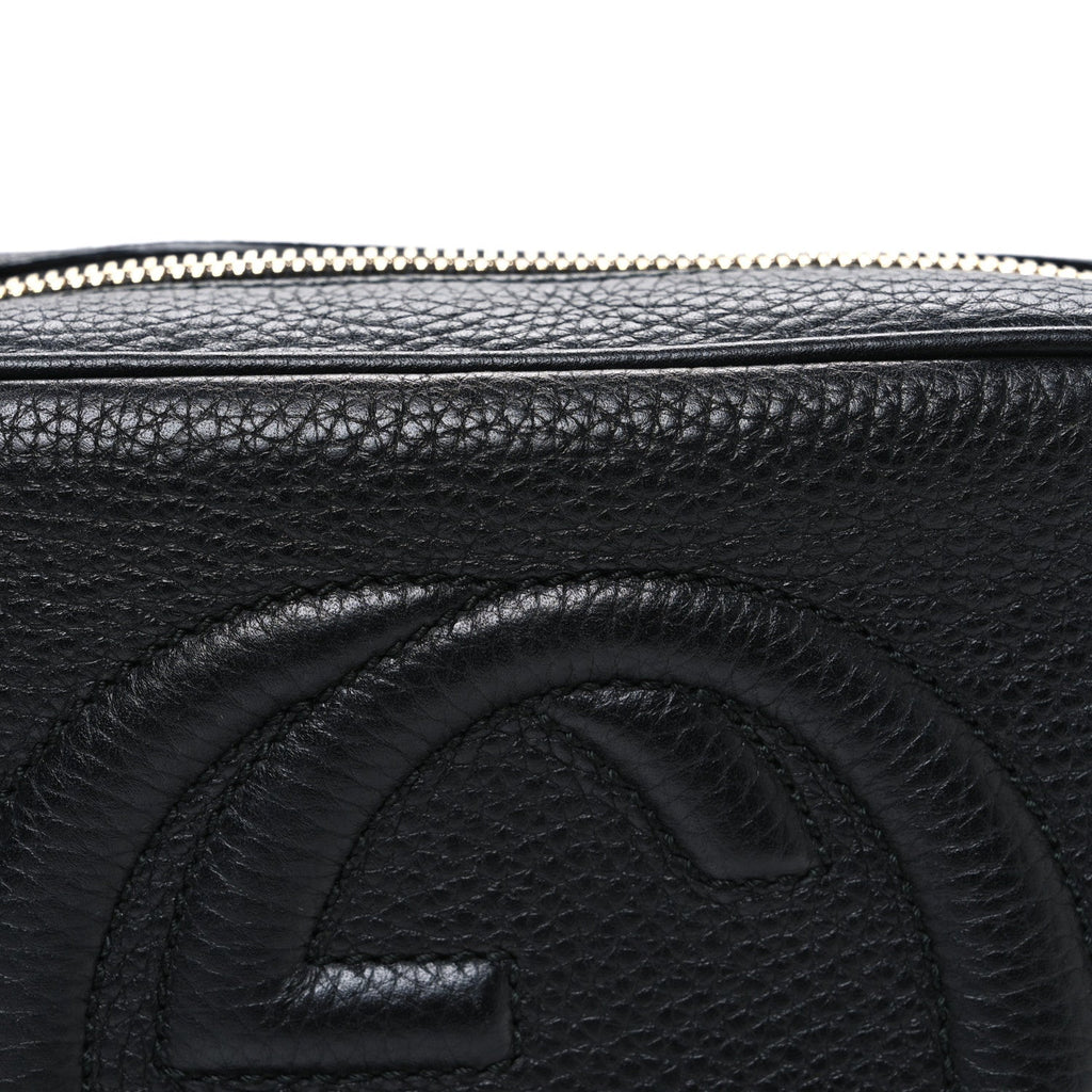 Gucci Pebbled Calfskin Small Soho Disco Bag Black