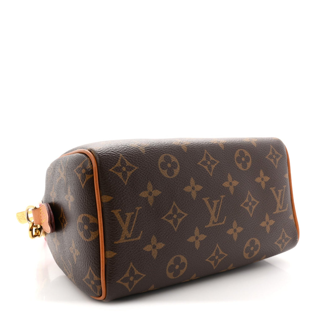 Louis Vuitton Monogram Speedy Bandouliere 20 Fuchsia