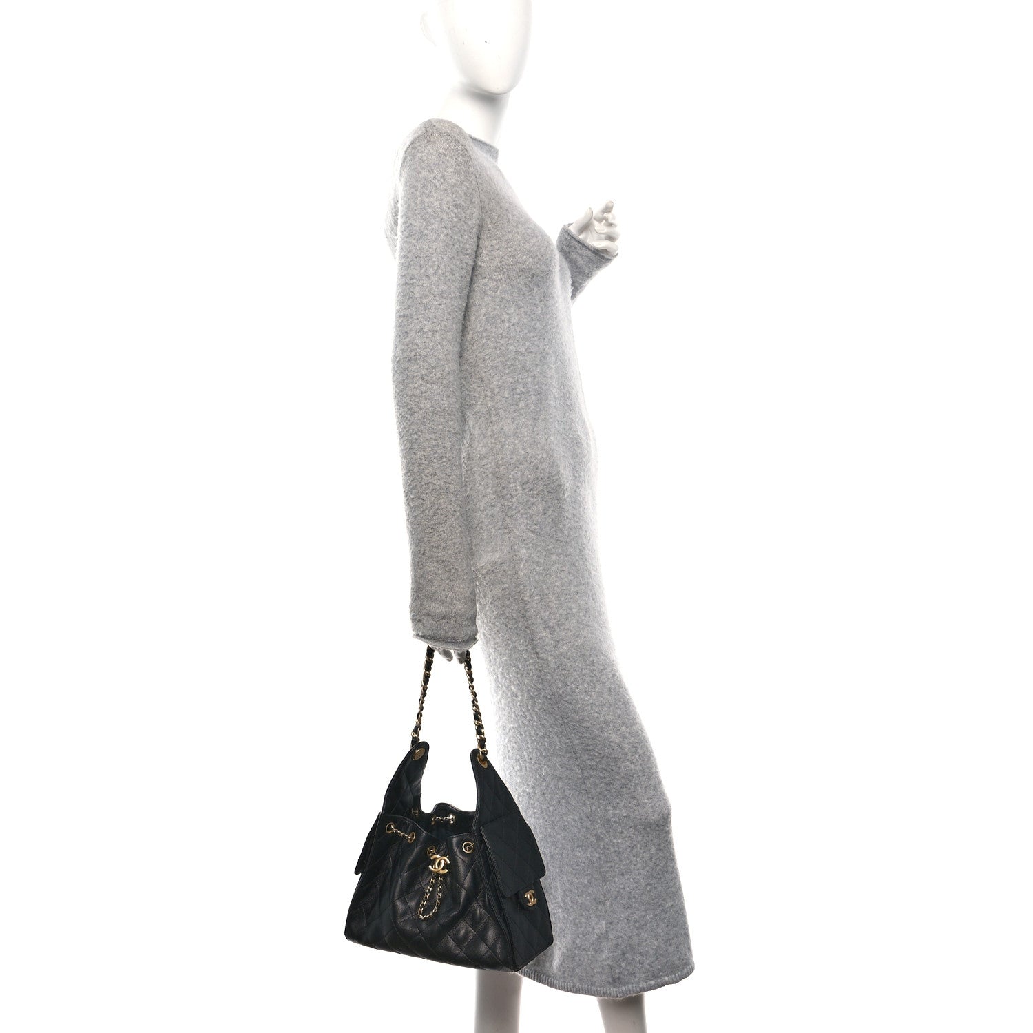 Chanel Caviar Quilted Small Chanel 25 Handbag Black