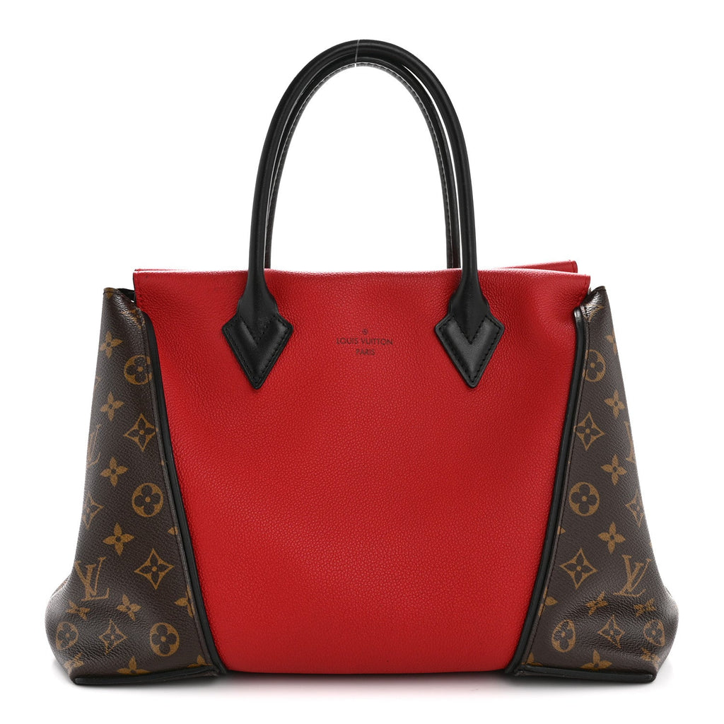 Louis Vuitton Monogram Cuir Orfevre Tote W PM Cherry