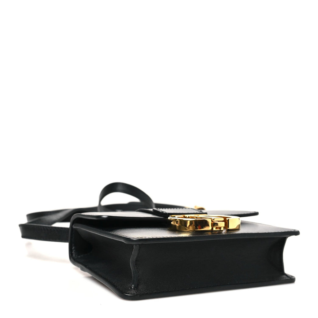 Christian Dior Smooth Calfskin 30 Montaigne Flap Bag Black