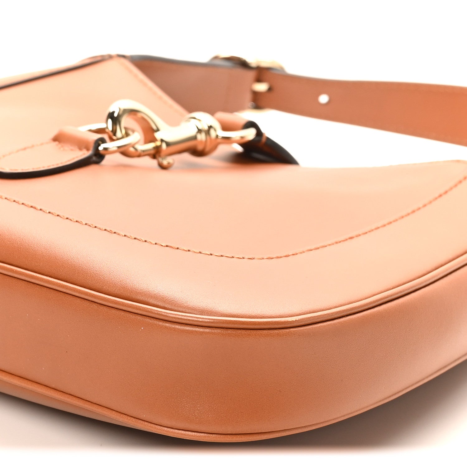 Gucci Tritone Calfskin Small Jackie 1961 Hobo Harness Brown