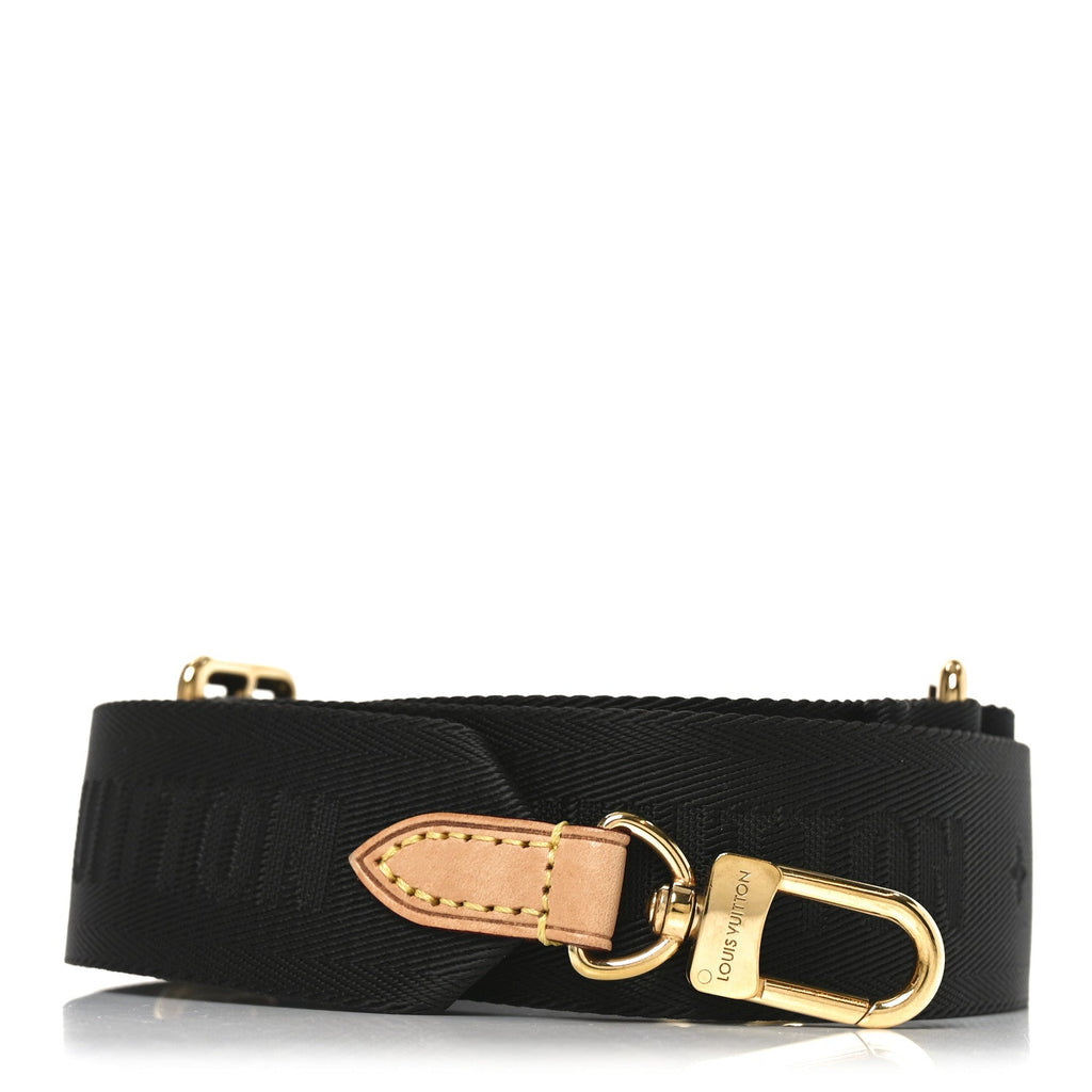 Louis Vuitton Canvas Utility Bandouliere Shoulder Strap Black